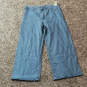 Universal Thread | Wide-Leg Blue Denim Jeans